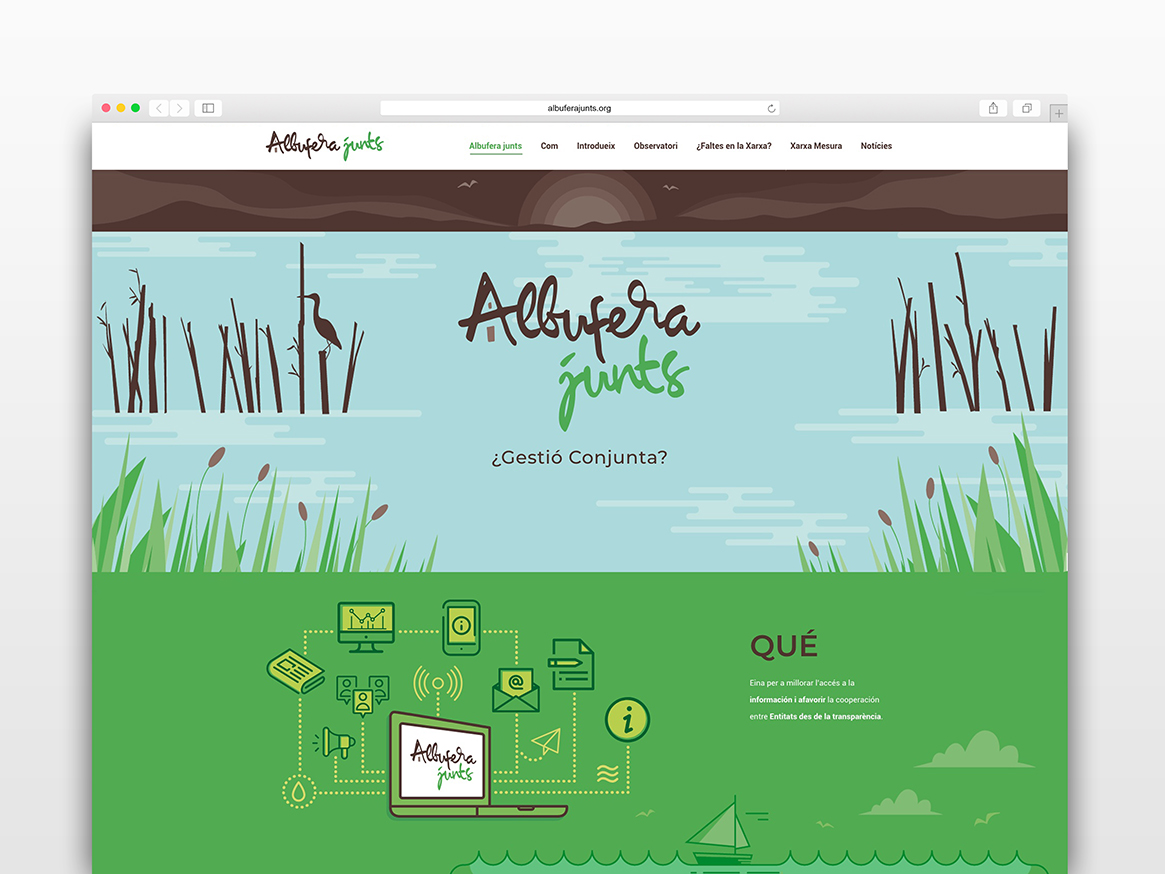 Diseño web Albufera junts Valencia