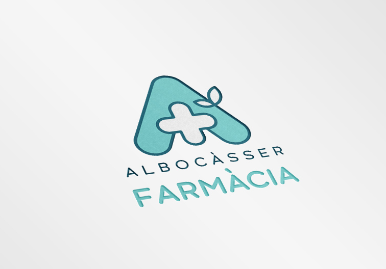 Diseño logotipo Farmacia Albocàsser en Castellón